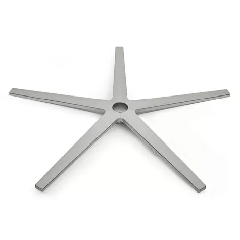 Matt aluminium star base