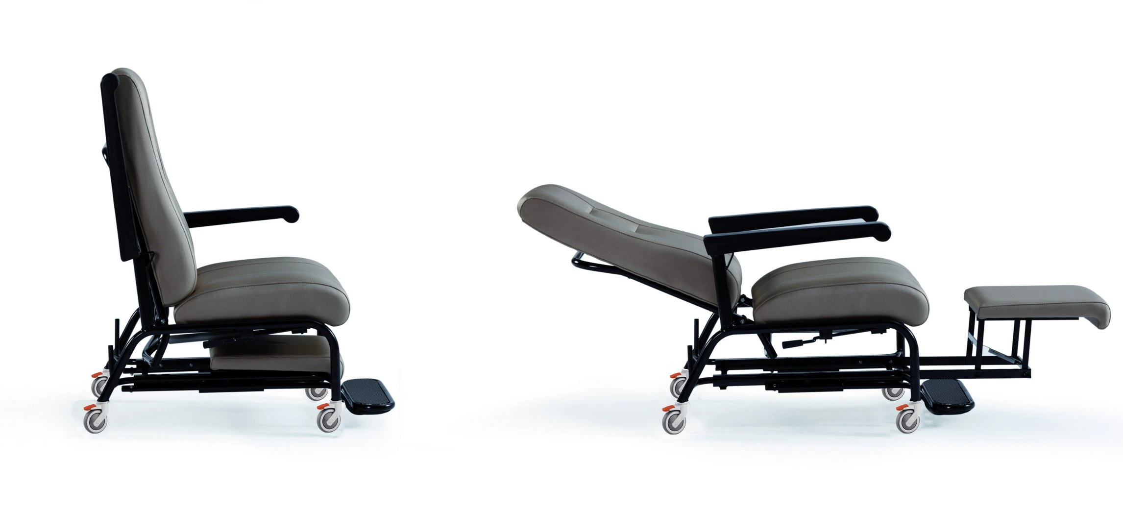 Sillón paciente con ruedas