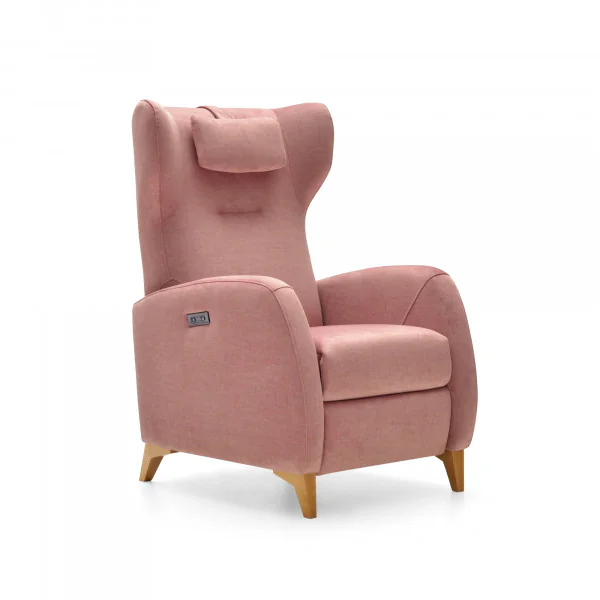 Sillon Lotus relax patas madera